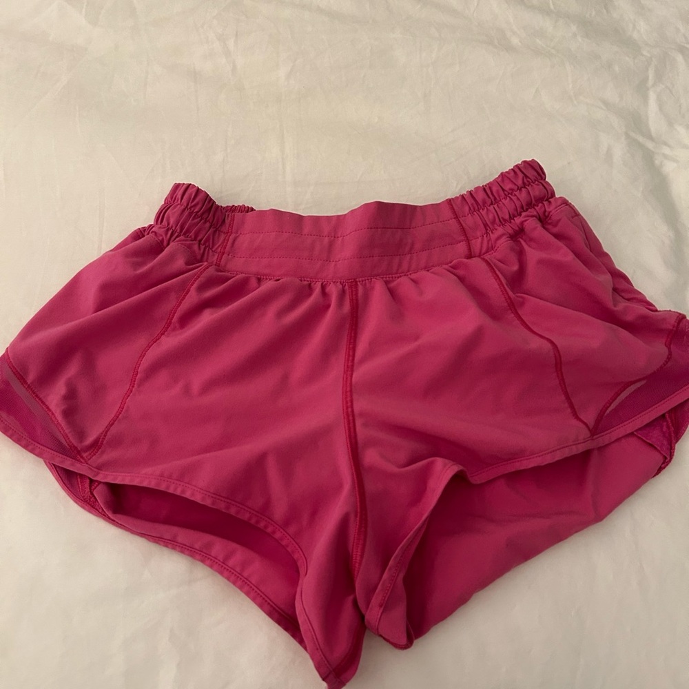 Lululemon Athletica Fuchsia Athletic Shorts